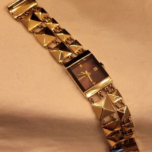 DIESEL Gold Geometric Watch